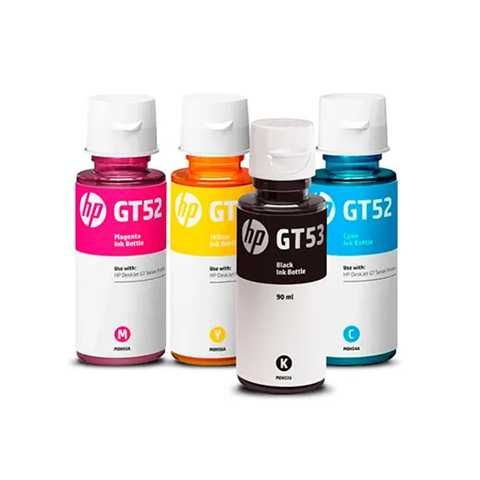 KIT DE 4 BOTELLAS DE TINTAS HP