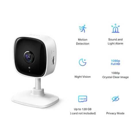 CAMARA WI-FI FIJA DE SEGURIDAD PARA CASA 1080P FULL HD TAPO C100 - Imagen 2