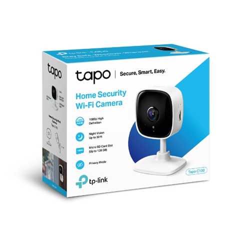 CAMARA WI-FI FIJA DE SEGURIDAD PARA CASA 1080P FULL HD TAPO C100