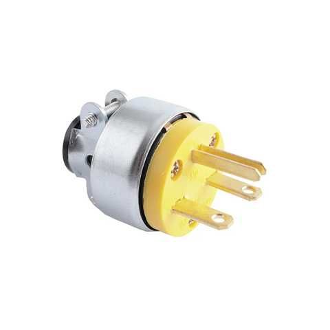 ENCHUFE POLARIZADO BLINDADO 15A 125V
