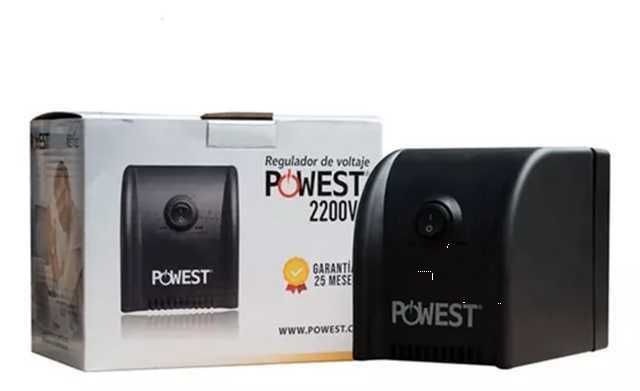 REGULADOR DE VOLTAJE POWEST 2200 VA / 1210W - Imagen 2