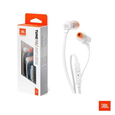AURICULARES JBL TUNE 110 BLANCO