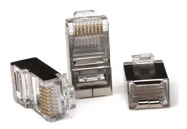 CONECTOR RJ45 CAT 6 BLINDADO