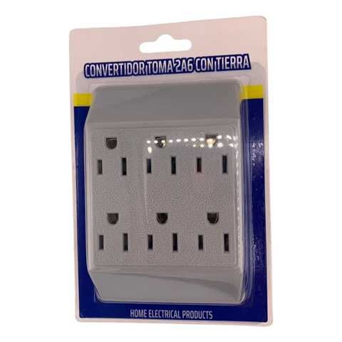 TOMACORRIENTE MULTIPLE 6 SERVICIOS GENERAL POWER