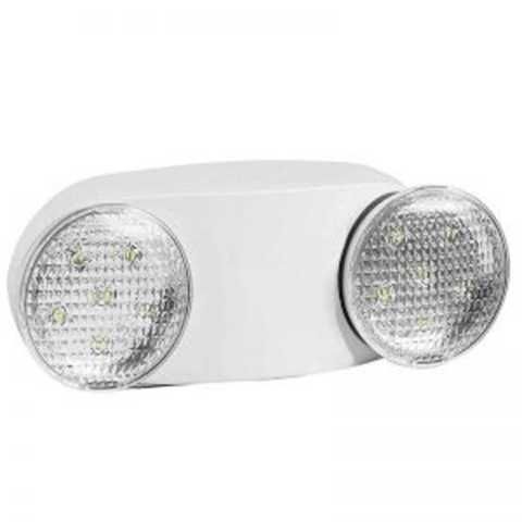 LÁMPARA DE EMERGENCIA LED 2 LUCES OVALADA EVLITE